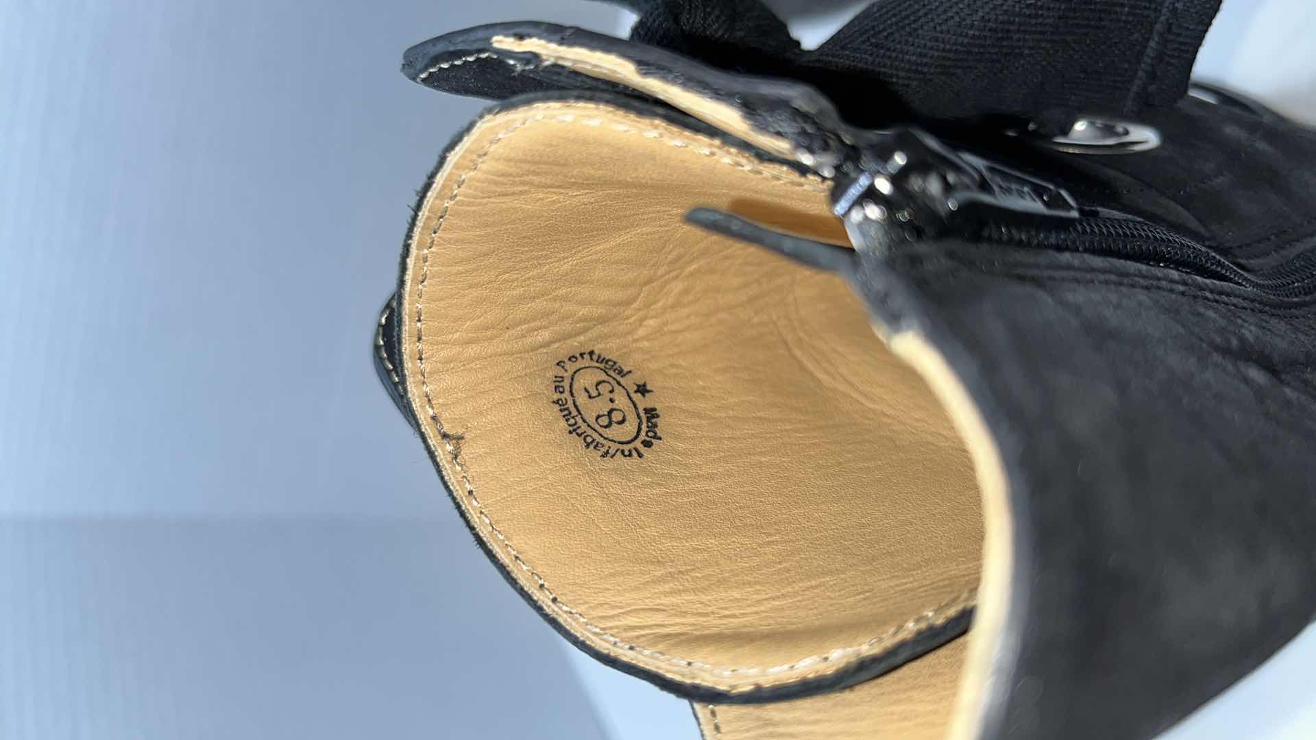 Photo 10 of JOHN FLUEVOG EAST END GLADSTONE MID-CALF LACE-UP BOOT, BLACK (WOMENS SIZE 8.5)