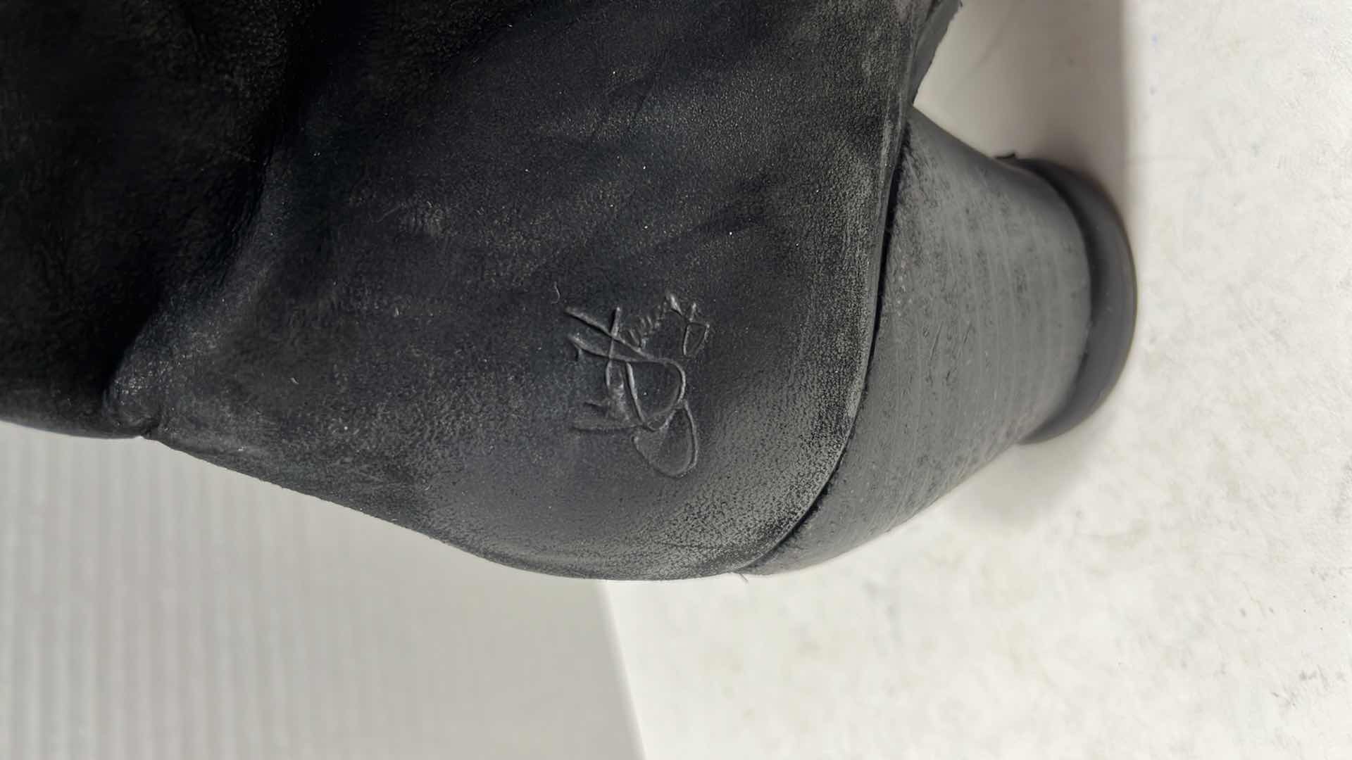 Photo 1 of JOHN FLUEVOG EAST END GLADSTONE MID-CALF LACE-UP BOOT, BLACK (WOMENS SIZE 8.5)