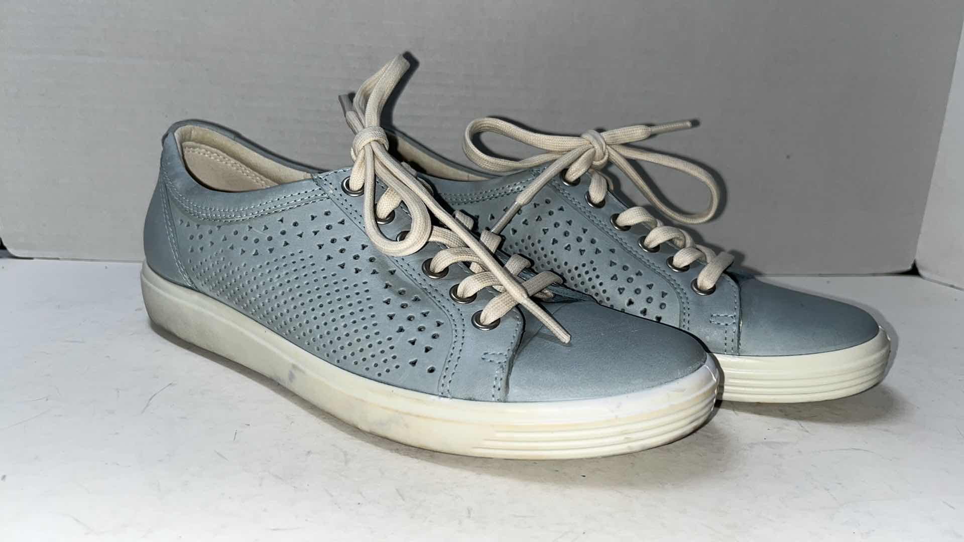 Photo 1 of ECCO SOFT 7 SNEAKERS LASER BLUE AROHA (WOMENS SIZE 8)