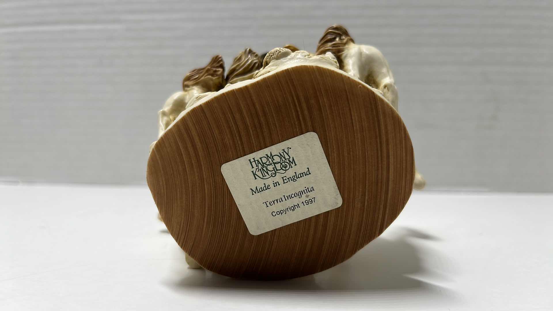 Photo 1 of HARMONY KINGDOM LARGE TREASURE JEST “TERRA INCOGNITA” BY DAVID LAWRENCE, 4.5” x 3.25” H3.50”