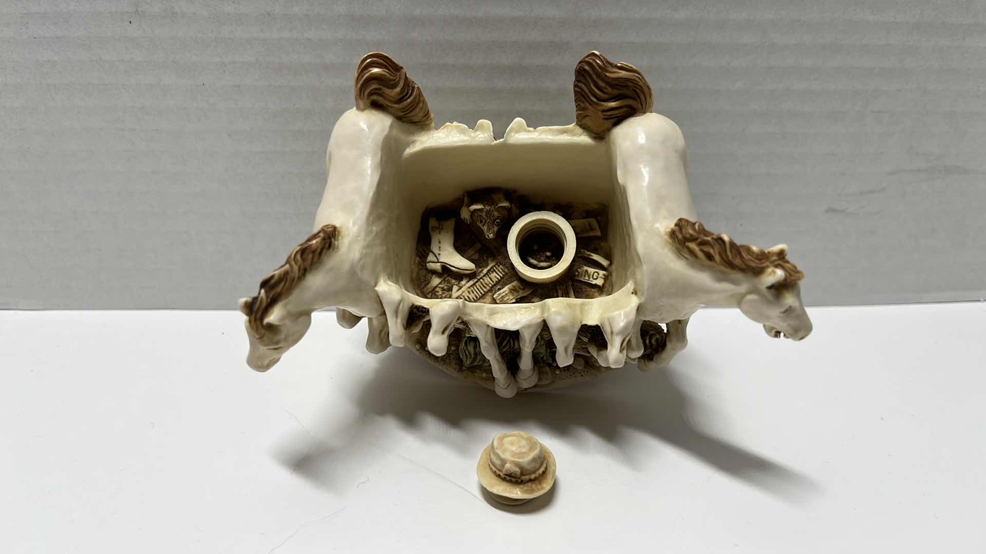 Photo 8 of HARMONY KINGDOM LARGE TREASURE JEST “TERRA INCOGNITA” BY DAVID LAWRENCE, 4.5” x 3.25” H3.50”