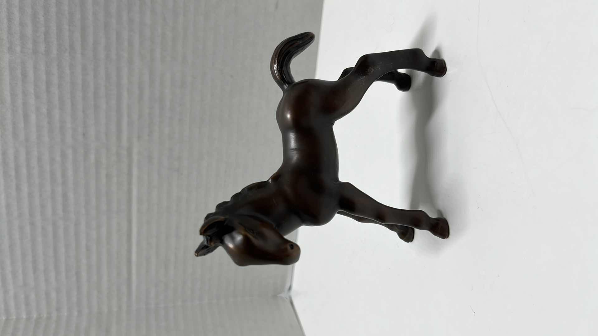 Photo 1 of COPPER, PEWTER & METAL HORSE FIGURINES (6)