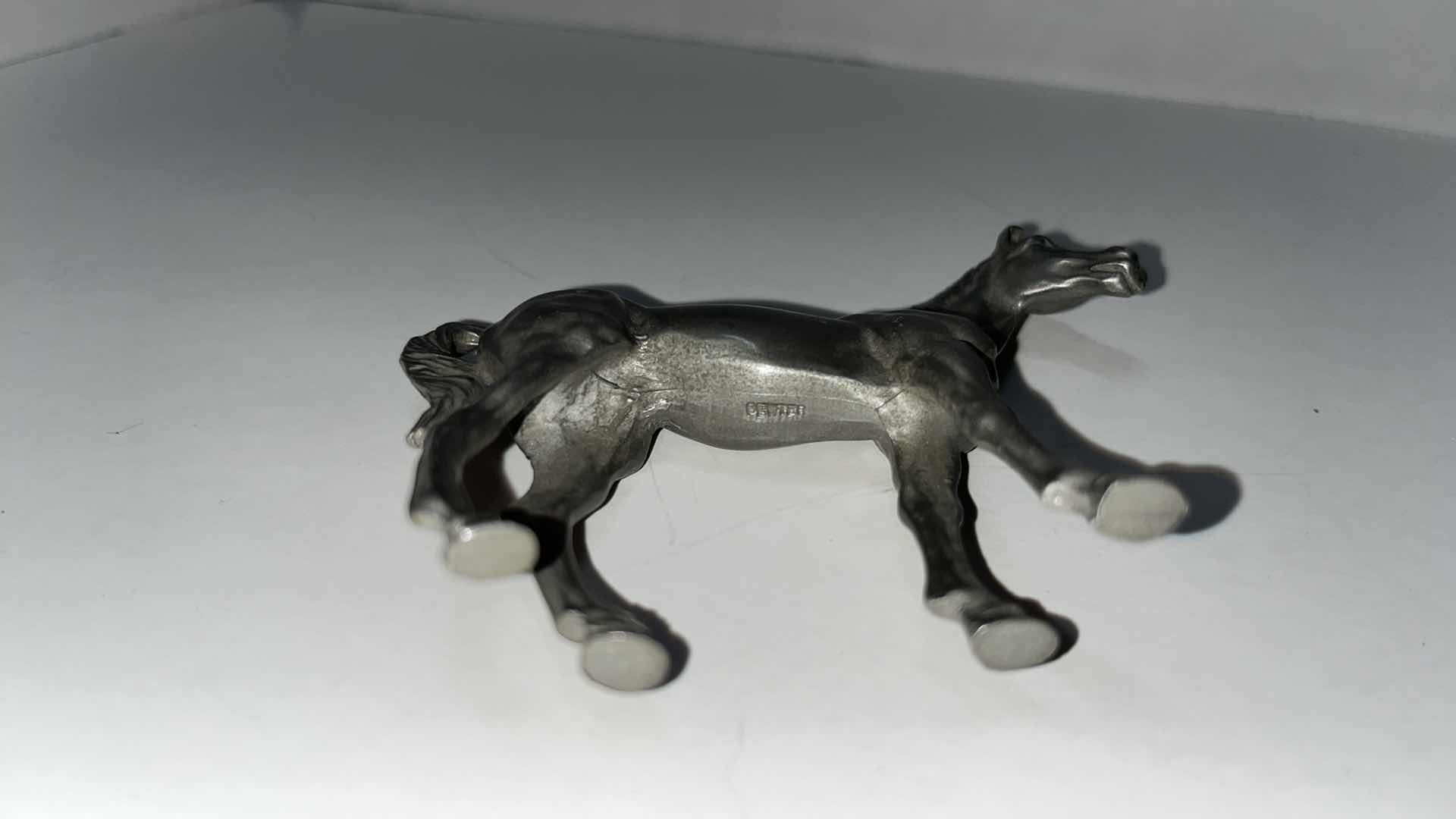 Photo 1 of COPPER, PEWTER & METAL HORSE FIGURINES (6)