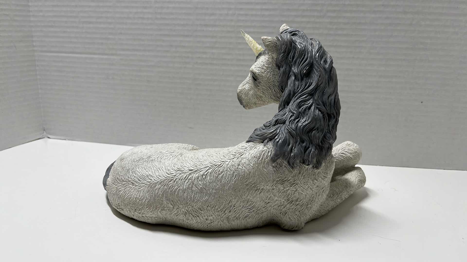 Photo 1 of CERAMIC UNICORN FIGURINE 5” X 10.25” H6.5”