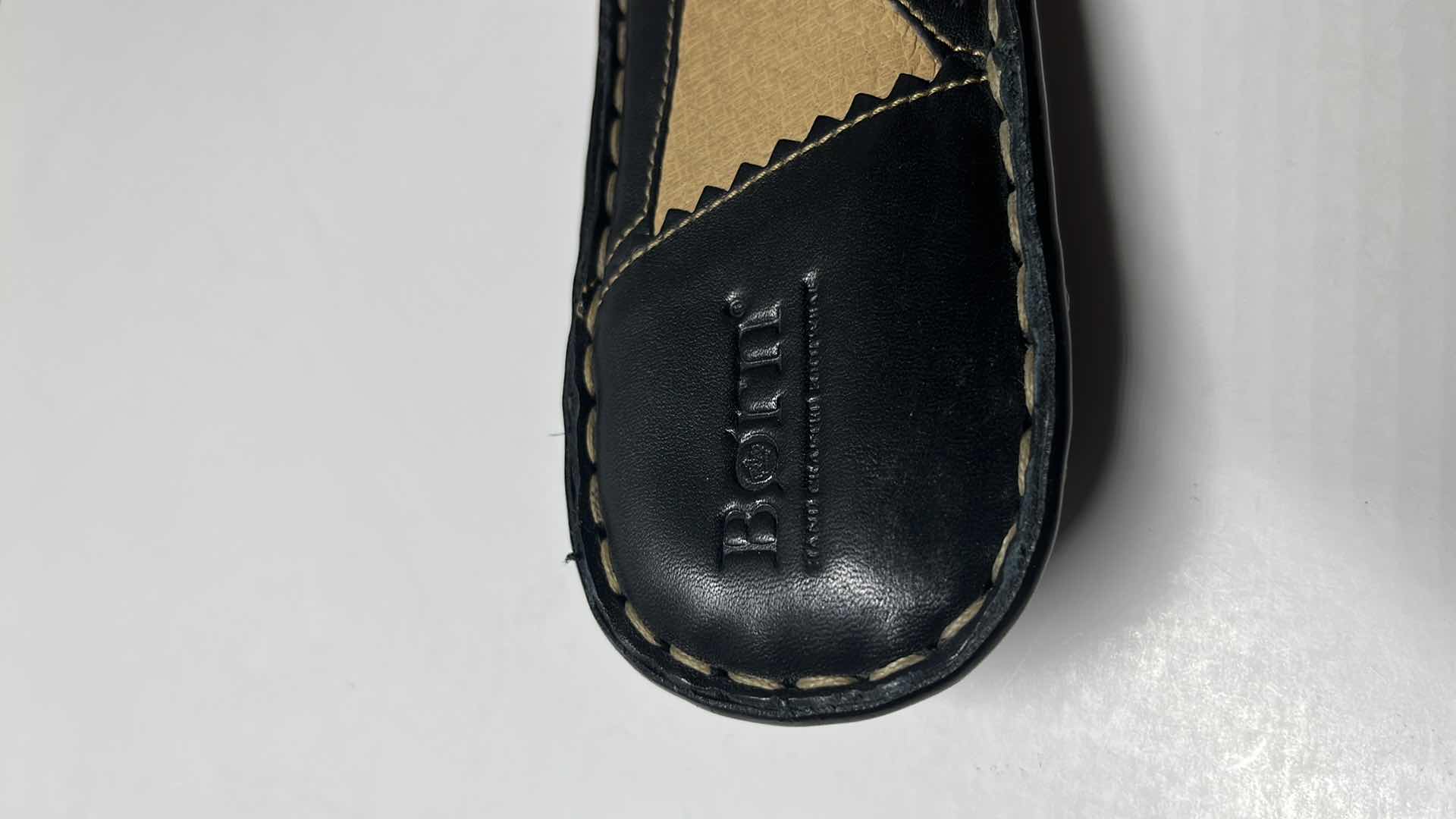 Photo 1 of BORN BOW TIE SLIDE SANDAL, BLACK (WOMENS SIZE 9)