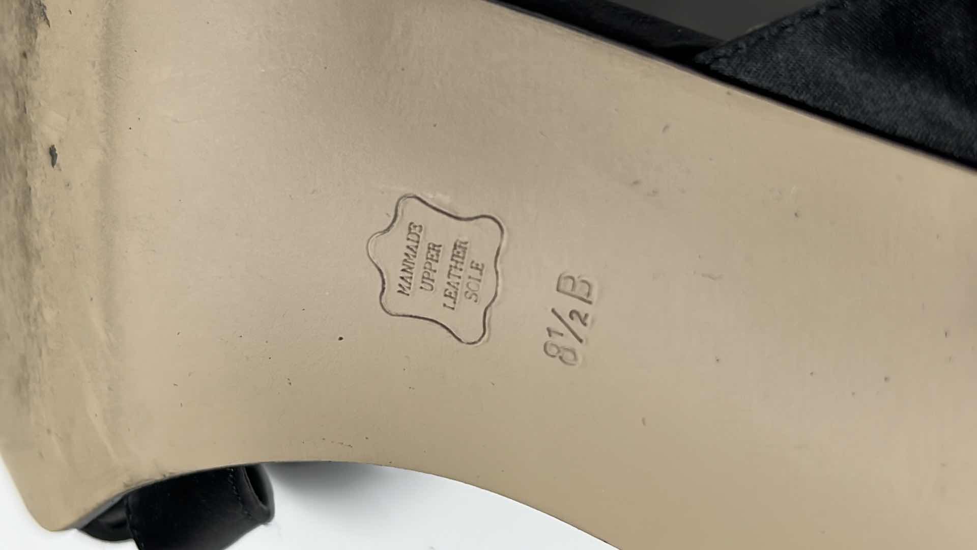 Photo 8 of CAPARROS ANKLE STRAPPED HEEL W JEWEL EMBELLISHMENT, BLACK (WOMENS SIZE 8.5)