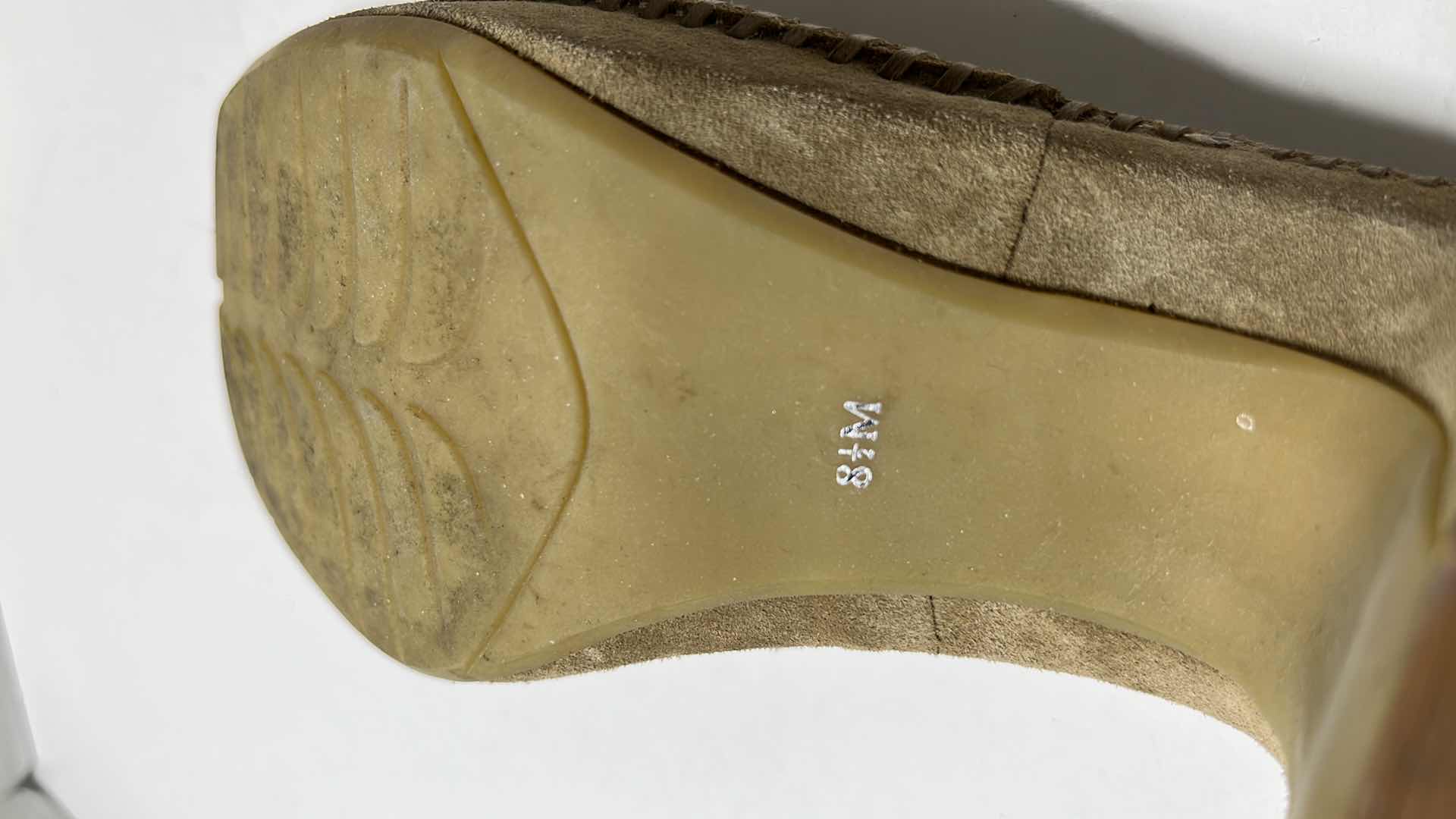 Photo 1 of LINEA PAOLO STUDDED HEELED SANDAL, TAN (WOMENS SIZE 8.5)