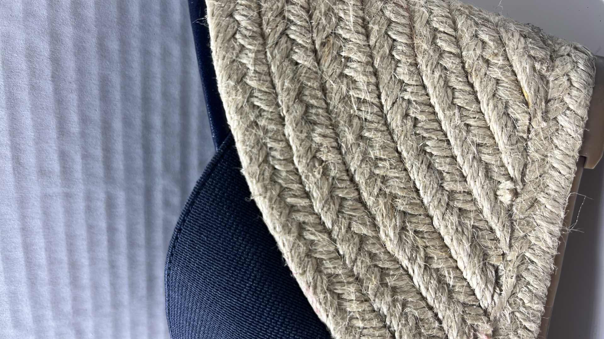 Photo 2 of MARC FISHER ENGAGE CRISS CROSS ESPADRILLE WEDGES, NAVY (WOMENS SIZE 9)