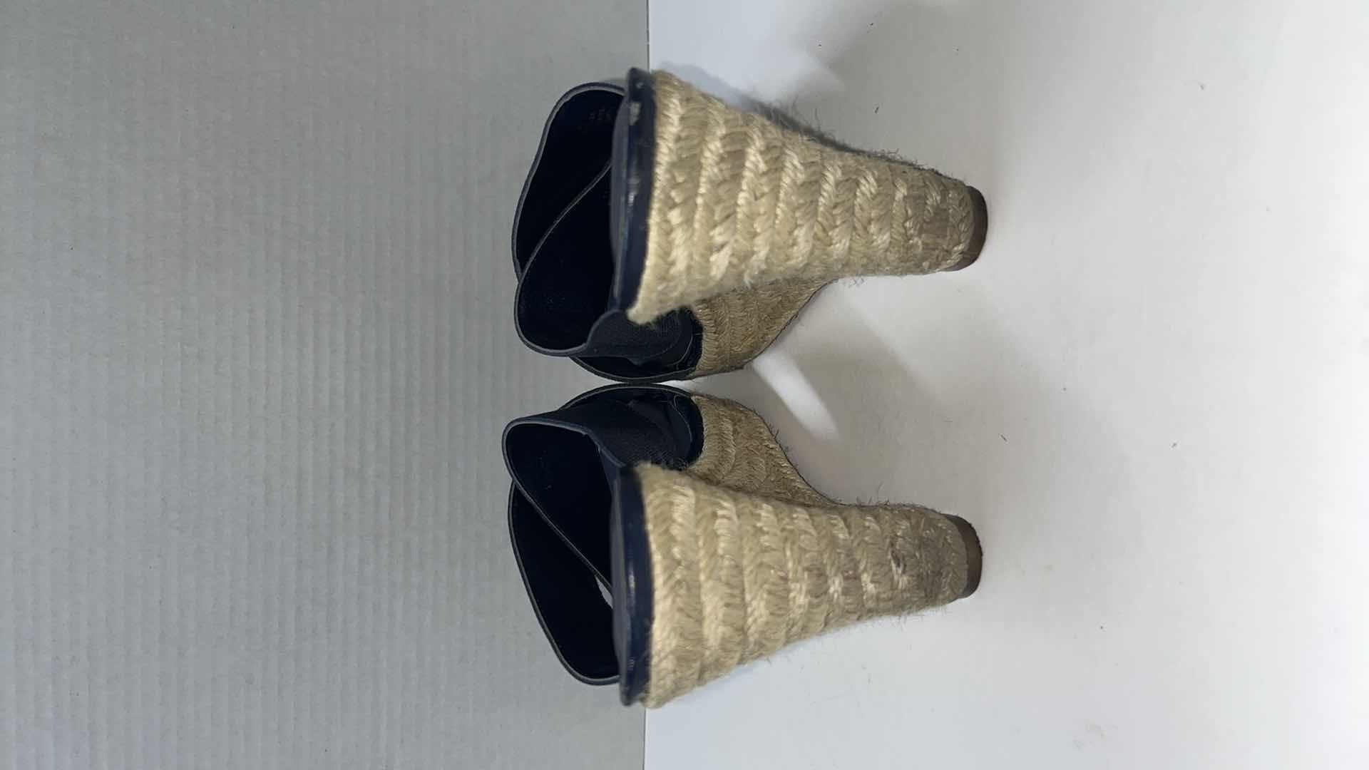 Photo 6 of MARC FISHER ENGAGE CRISS CROSS ESPADRILLE WEDGES, NAVY (WOMENS SIZE 9)