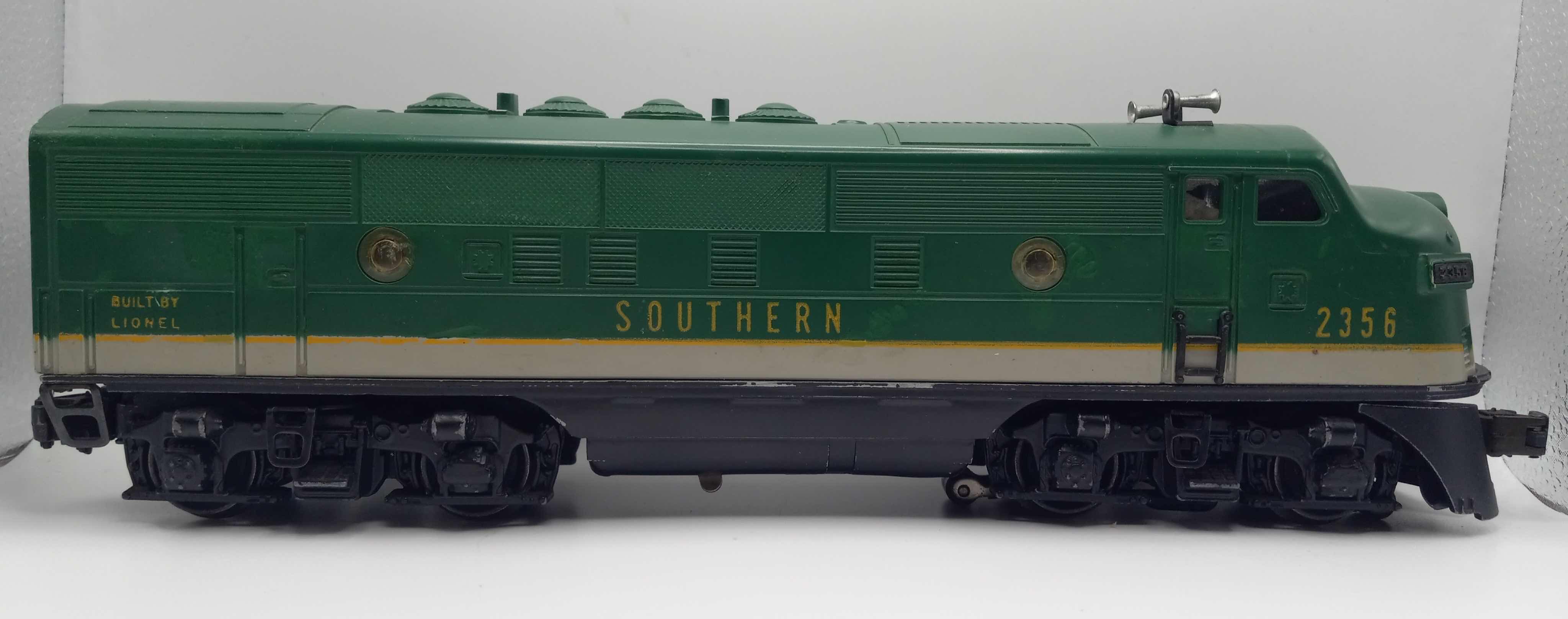 Photo 1 of LIONEL TRAINS SOUTHERN F-3 DIESEL LOCOMOTIVE 2356A