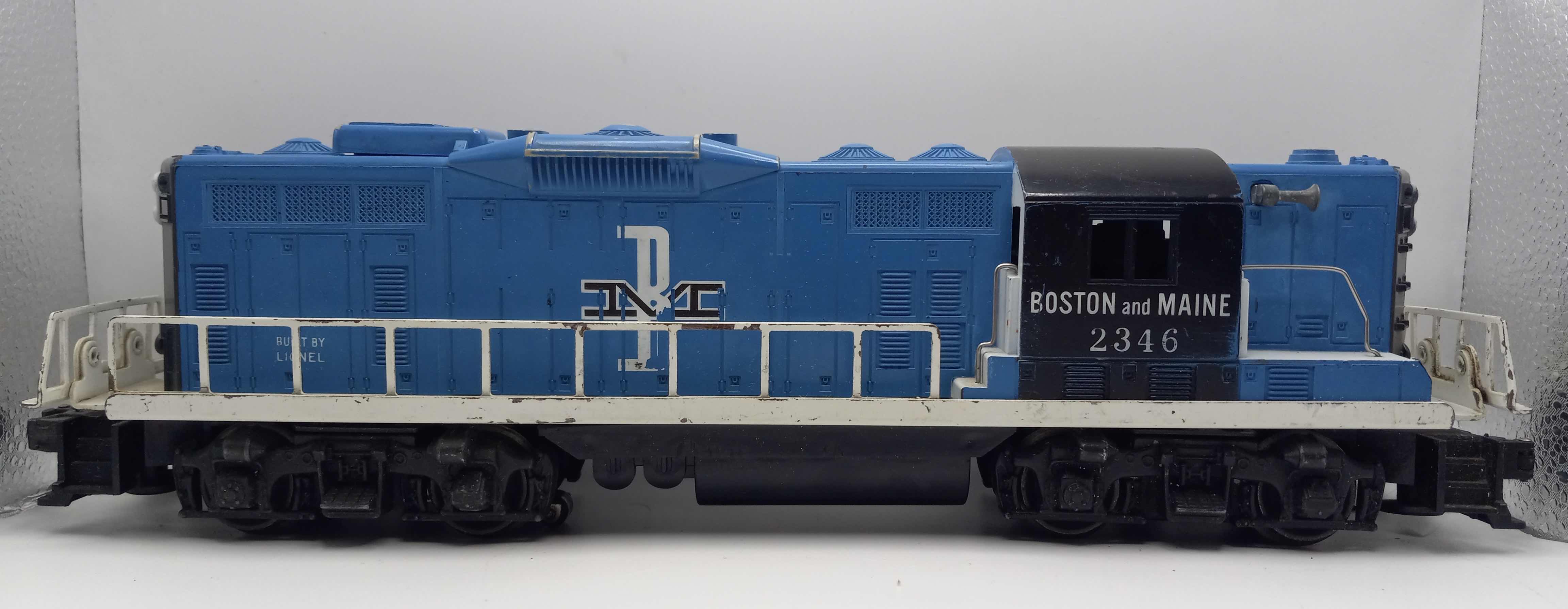 Photo 1 of LIONEL TRAINS BOSTON & MAINE GP-9 DIESEL LOCOMOTIVE 2346