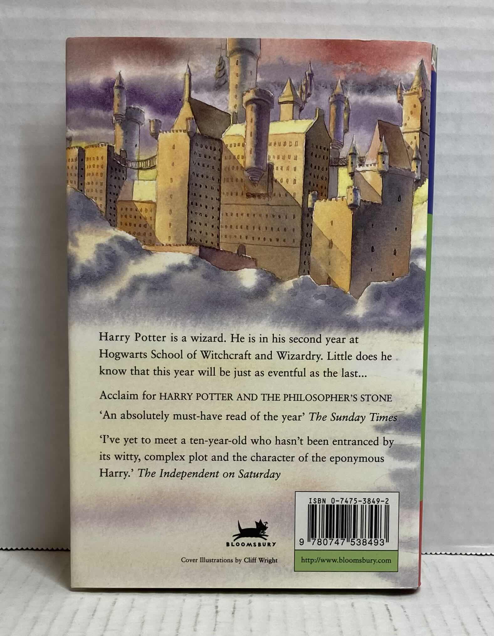 Photo 1 of HARRY POTTER AND THE CHAMBER OF SECRETS 1ST EDITION BLOOMSBURY BY J.K.ROWLING BOOK