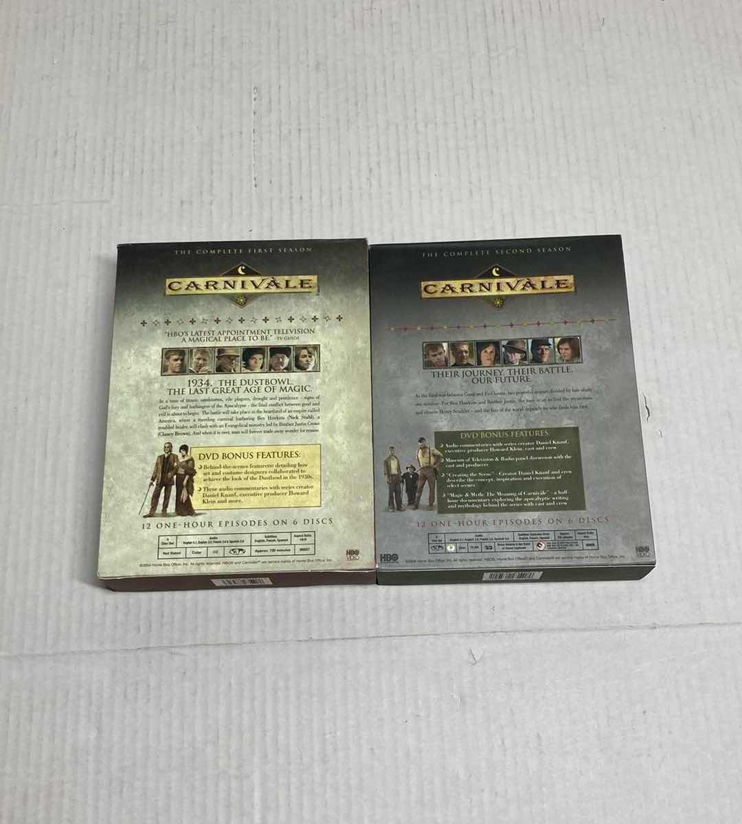 Photo 1 of CARNIVALE DVD SET SEASON 1 & 2