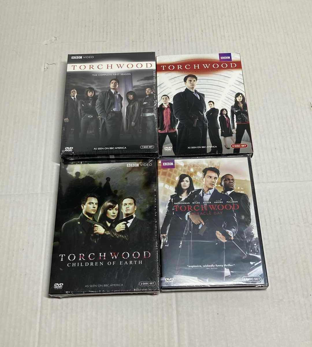 Photo 1 of BBC TORCHWOOD DVD SET SEASON 1-4