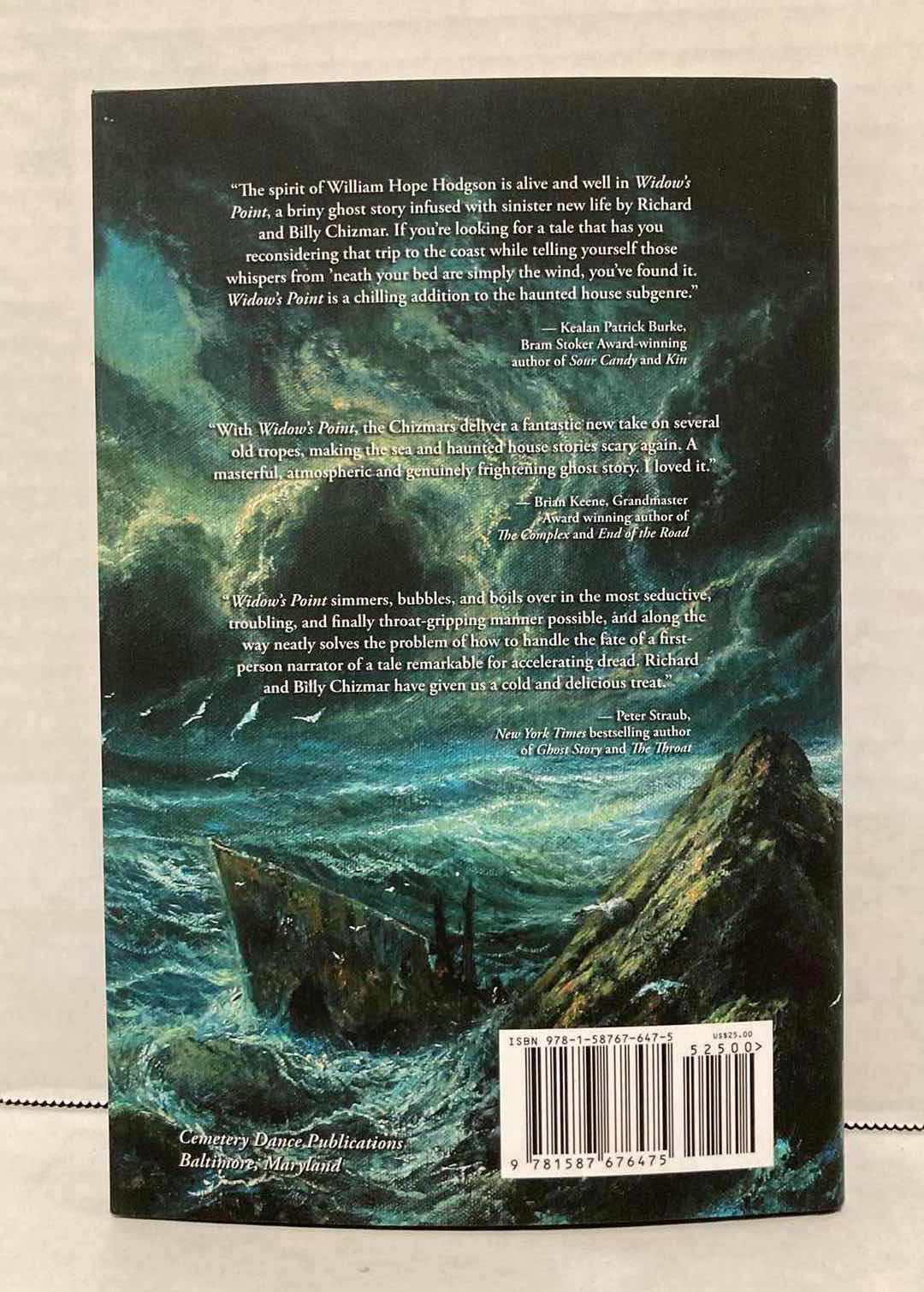 Photo 1 of RICHARD CHIZMAR & BILLY CHIZMAR - WIDOW’S POINT BOOK SIGNED BY RICHARD CHIZMAR