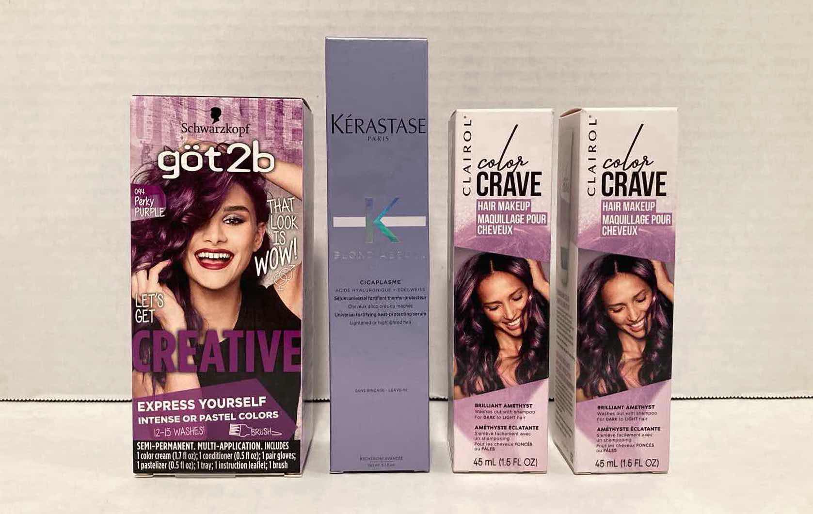 Photo 1 of CONAIR CURLING IRON, CONAIR BLOW DRYER & SEMI- PERMANENT HAIR DYE/HAIR MAKEUP