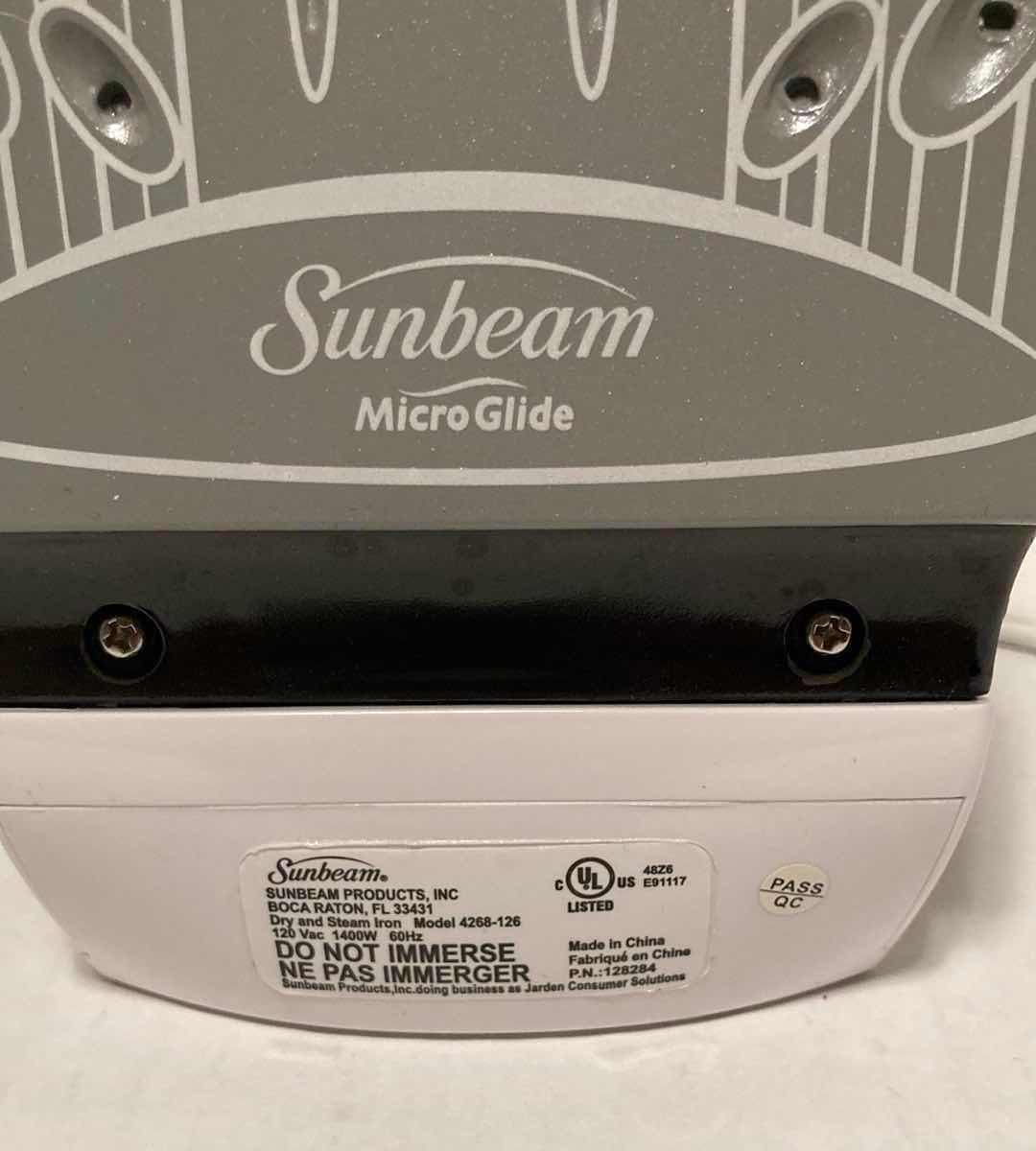 Photo 1 of SUNBEAM MICRO GLIDE IRON