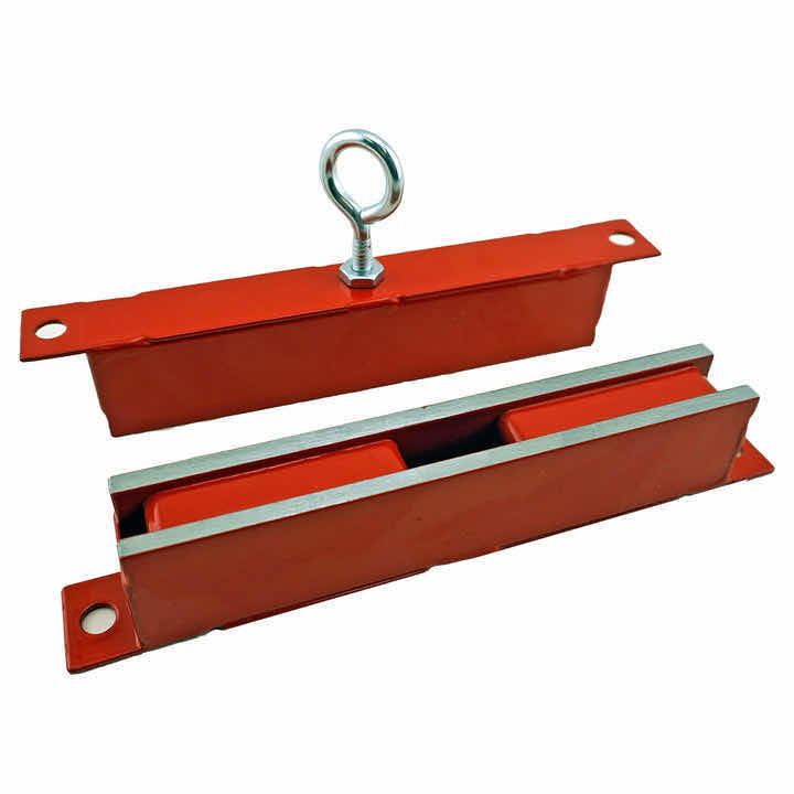 Photo 1 of MASTER MAGNETICS 6” LATCH MAGNET W MOUNTING HOLES HOLDS 100 POUNDS (4)