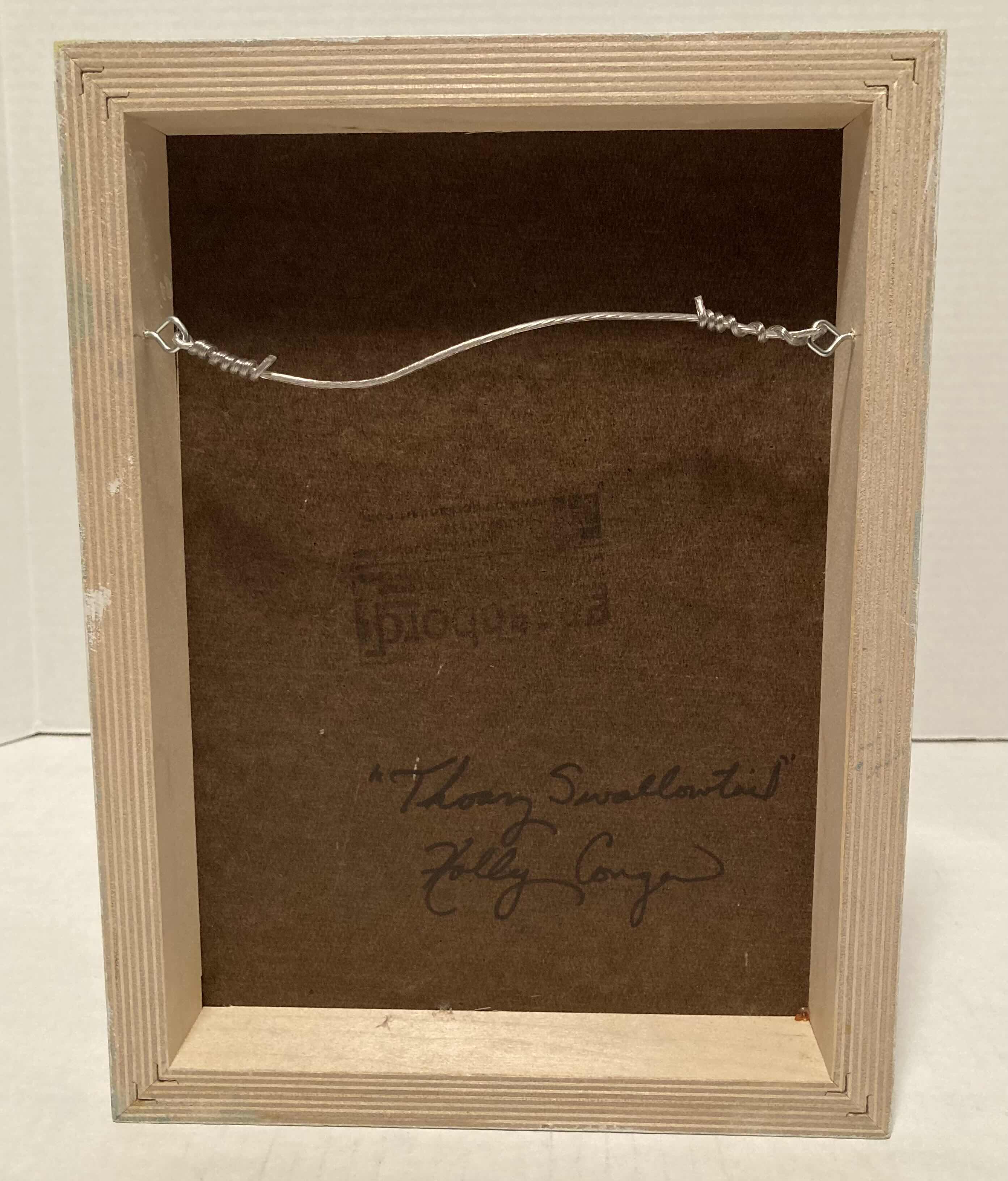 Photo 1 of $80.     TIGER SWALLOWTAIL ACRYLIC ARTWORK SIGNED BY ARTIST