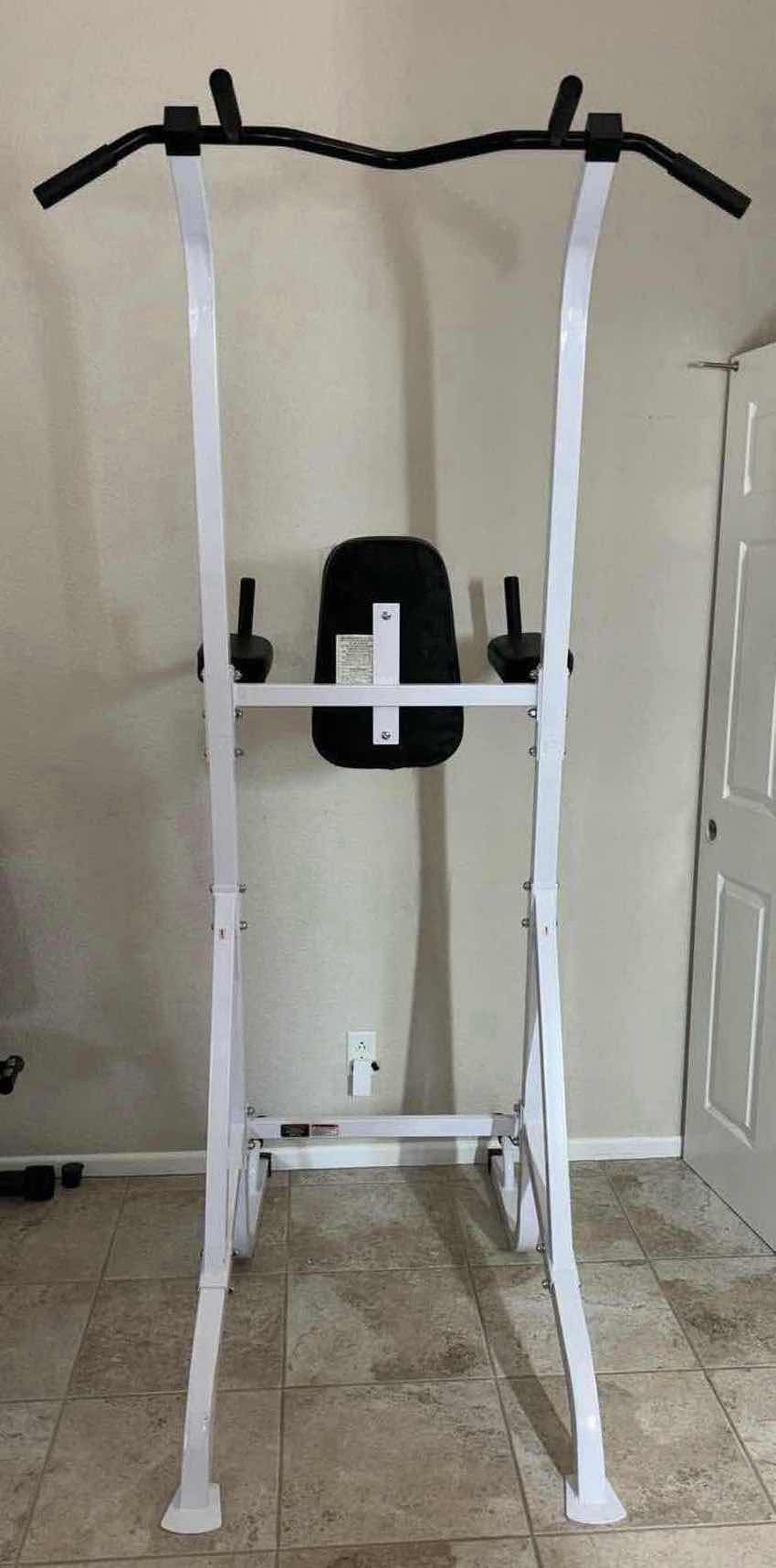 Photo 1 of MARCY PRO TRAINING SYSTEM “POWER TOWER” W DIP HANDLES, PULL UP BAR, 49"L x 41.30"W x 85.80"H TC-4699 (READ NOTES)