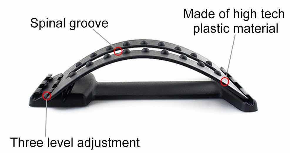 Photo 1 of BACK ARCH MASSAGER STRETCHER FOR LUMBAR SUPPORT SPINE PAIN RELIEF