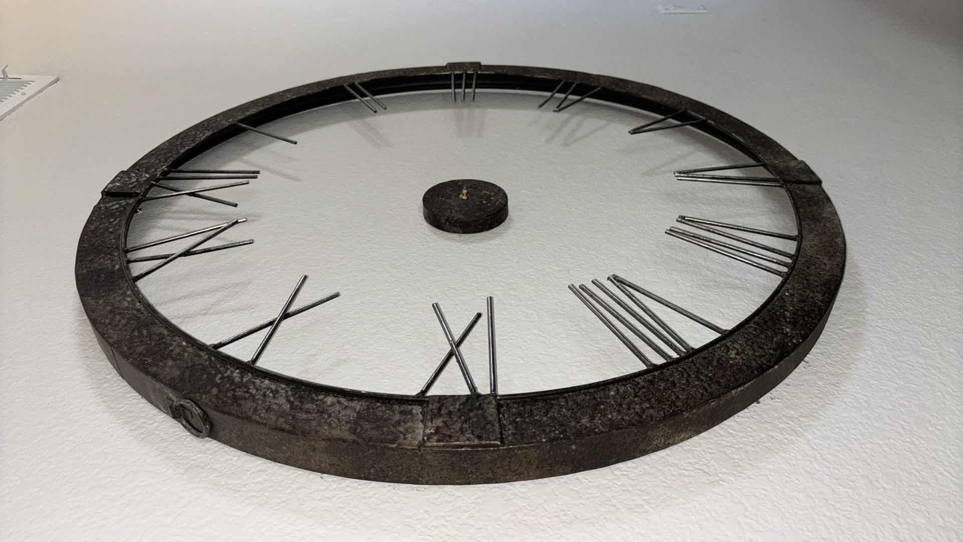 Photo 1 of INDUSTRIAL STYLE WALL CLOCK 36.25”D