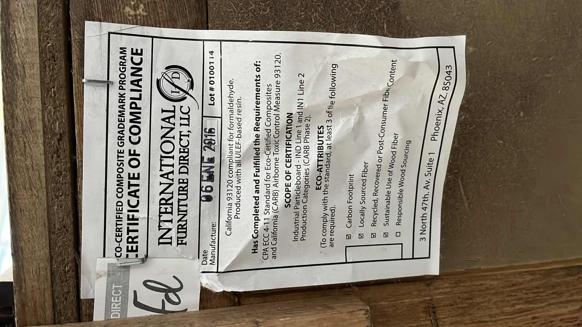 Photo 1 of INTERNATIONAL FURNITURE DIRECT ANTIQUE BARNWOOD RUSTIC VANITY 6 DRESSER 62” X 19” H74” (READ NOTES)