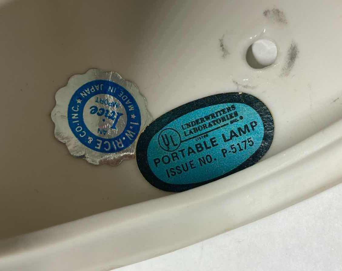 Photo 1 of UNDERWRITERS LABORATORIES CERAMIC UNICORN LAMP TOP