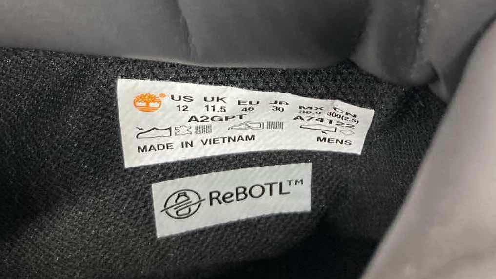 Photo 1 of TIMBERLAND CLASSIC GRAY LEATHER WATERPROOF BOOTS MEN’S SIZE 12