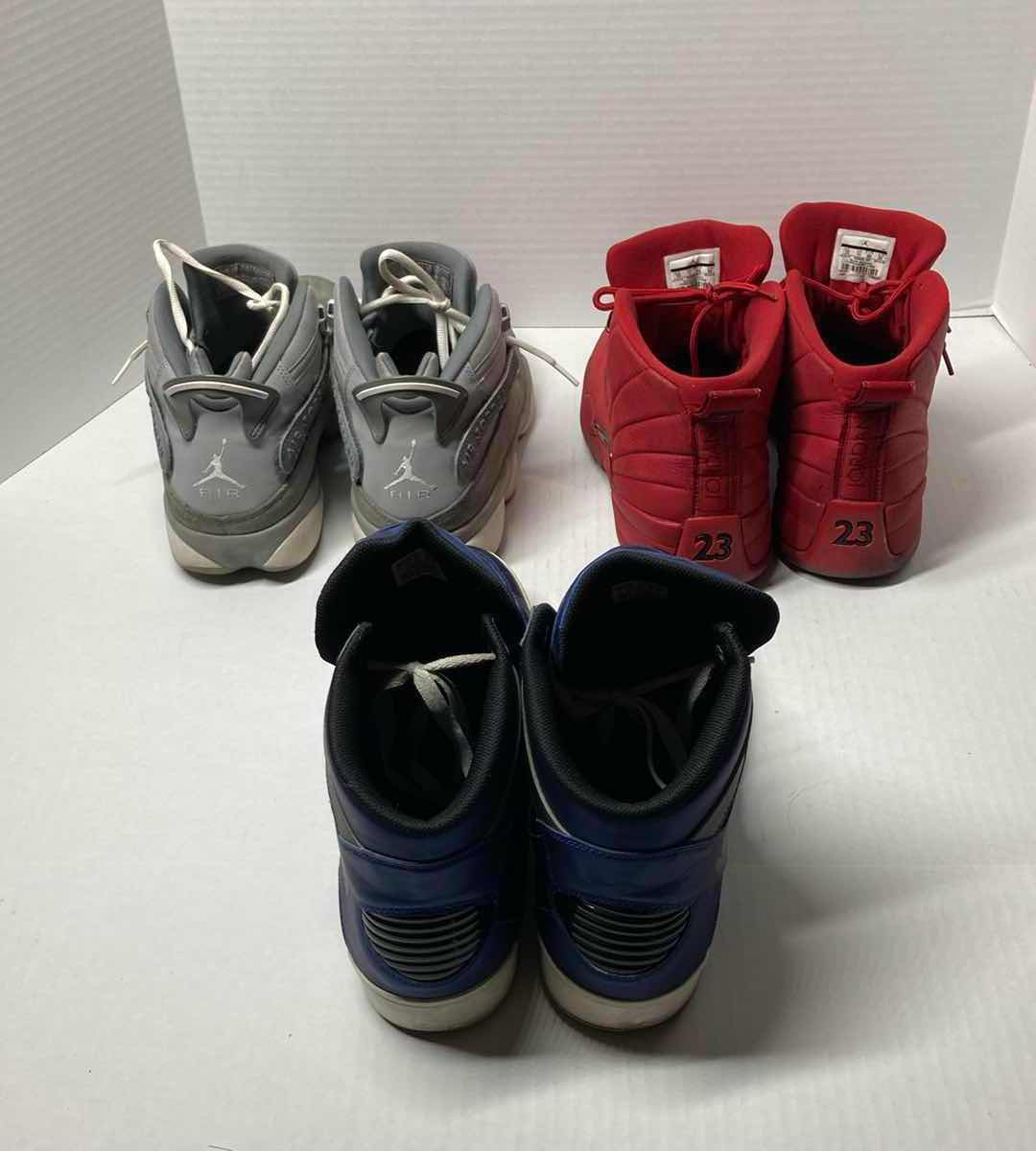 Photo 1 of NIKE JORDANS & ADIDAS BASKETBALL SNEAKERS MEN’S SIZE 12 (3)