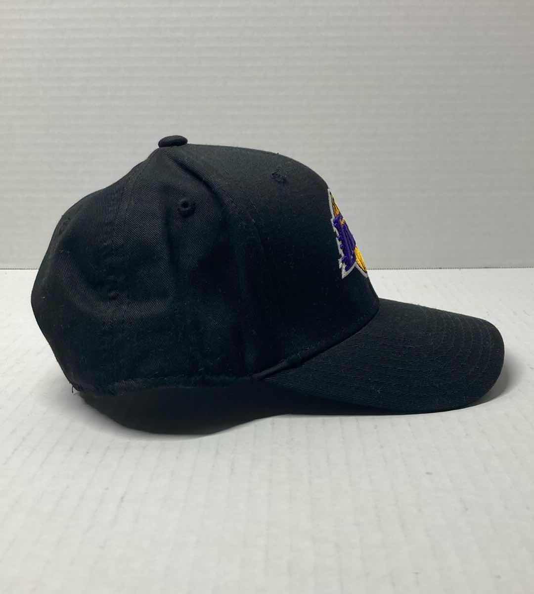 Photo 1 of LOS ANGELES LAKERS ADIDAS BLACK ADJUSTABLE CAP