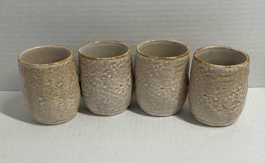 Photo 1 of MERCER PROJECT SHOSAI SAND STONEWARE DINNERWARE 12PC SET