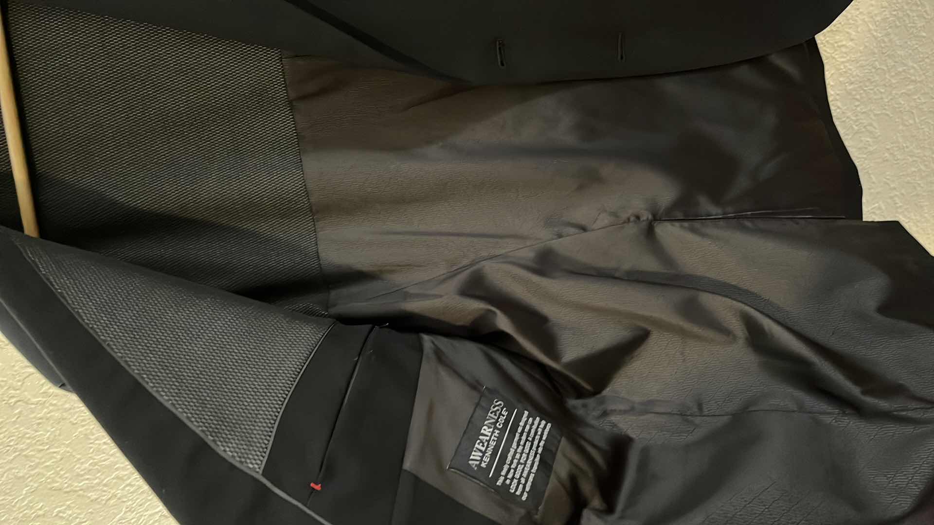 Photo 3 of KENNITH COLE AWEARNESS BLACK SLIM FIT SUIT SPORTS JACKET MENS LG