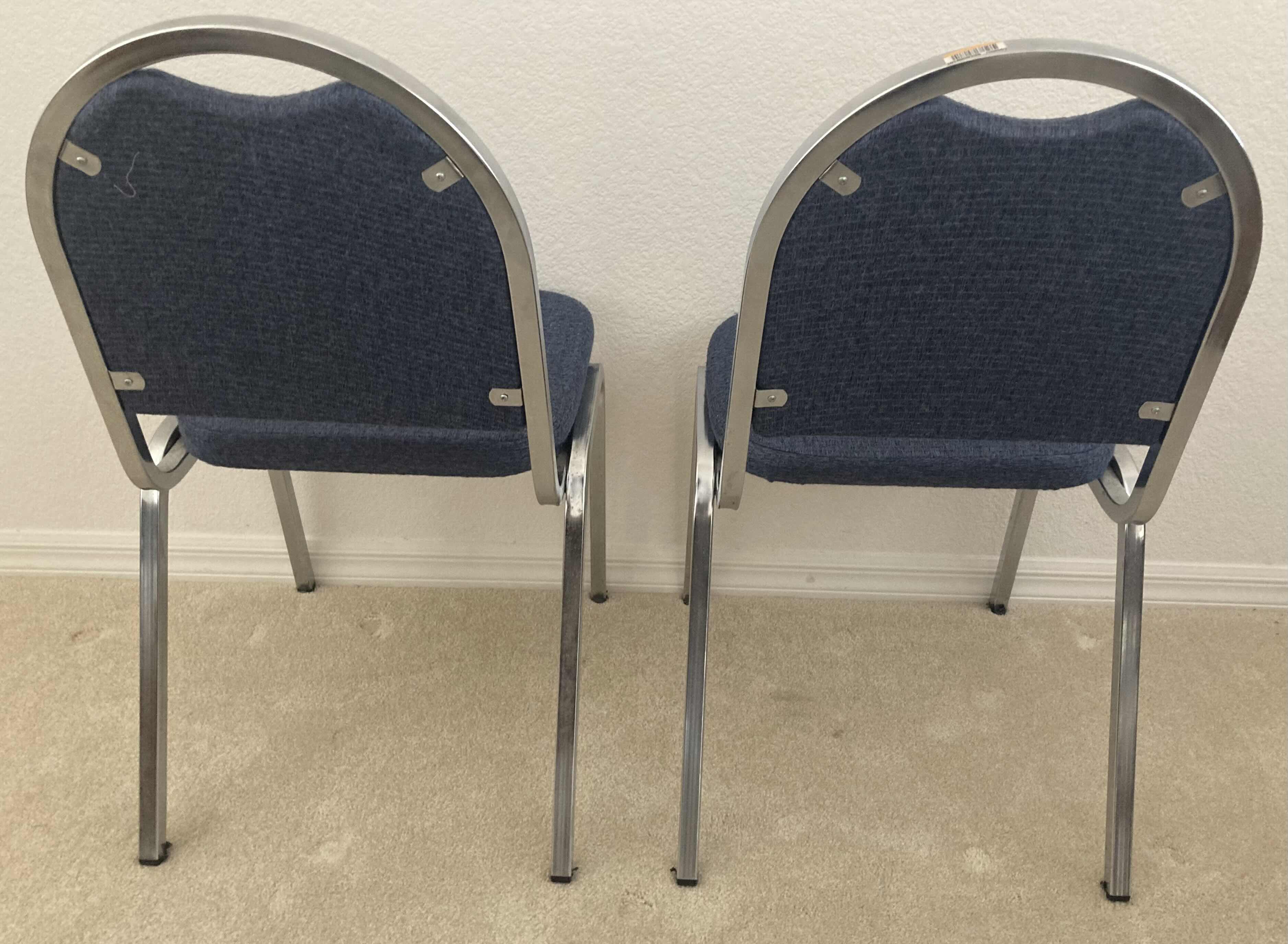 Photo 5 of KD CONTEXT BLUE UTILITY CHAIRS 18” X 16.5” H32”