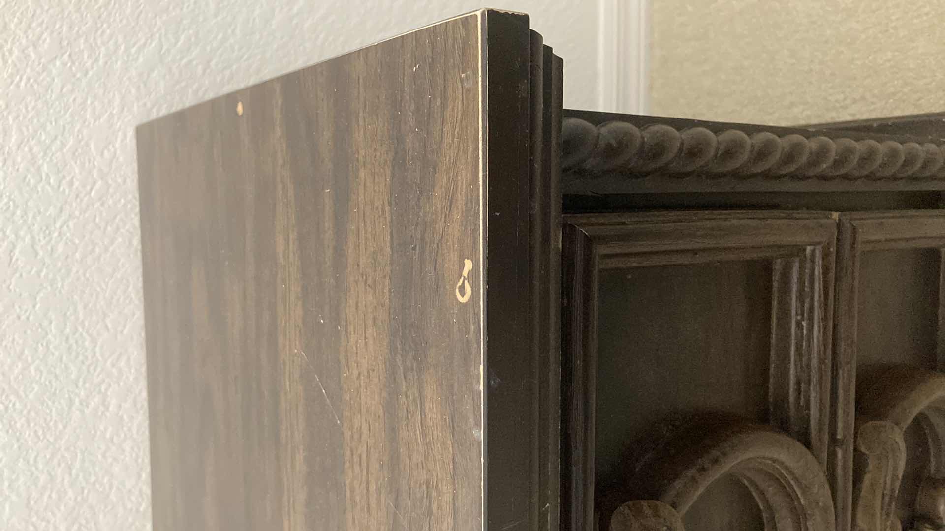 Photo 1 of MID CENTURY WOOD 2 DRAWER NIGHT STAND 22.5” X 17” H22.75”