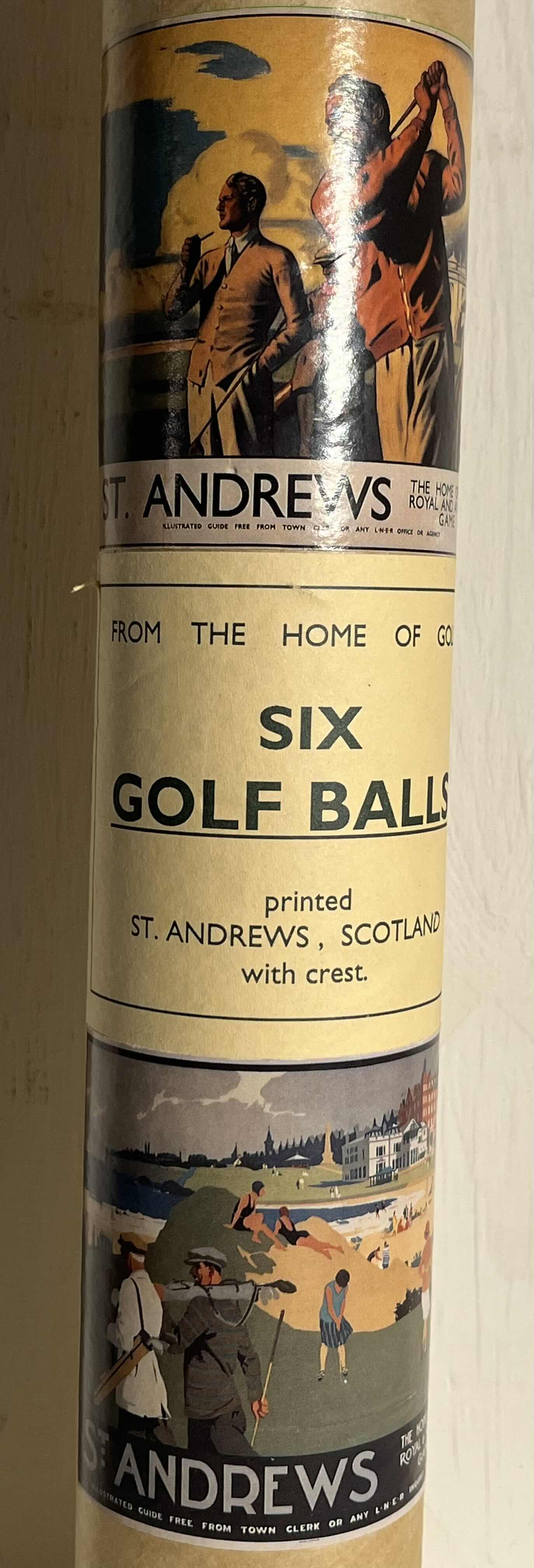 Photo 1 of ST. ANDREWS SCOTLAND LABELED GOLF BALLS 6PK
