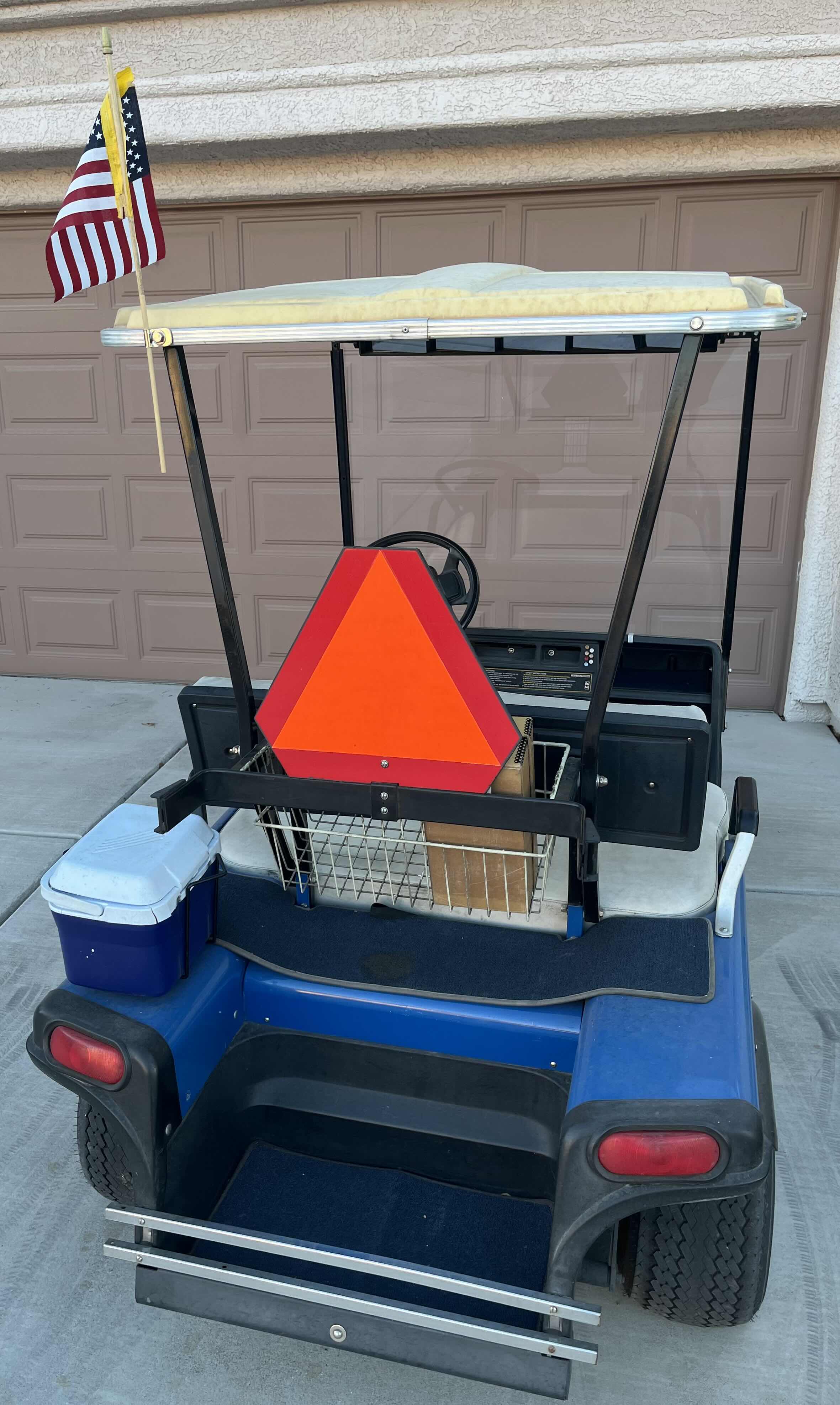View 4 of EZGO TEXTRON FREEDOM GOLF CART YR.90s MANUFACTURER NO. A2090 SERIAL NO. 572692 W E-SERIES SCR BATTERY CHARGER (READ NOTES)