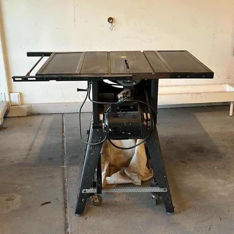Photo 1 of SEARS ROEBUCK CO. TABLE SAW MODEL 113.299040 48" X 37.5" H36.5"