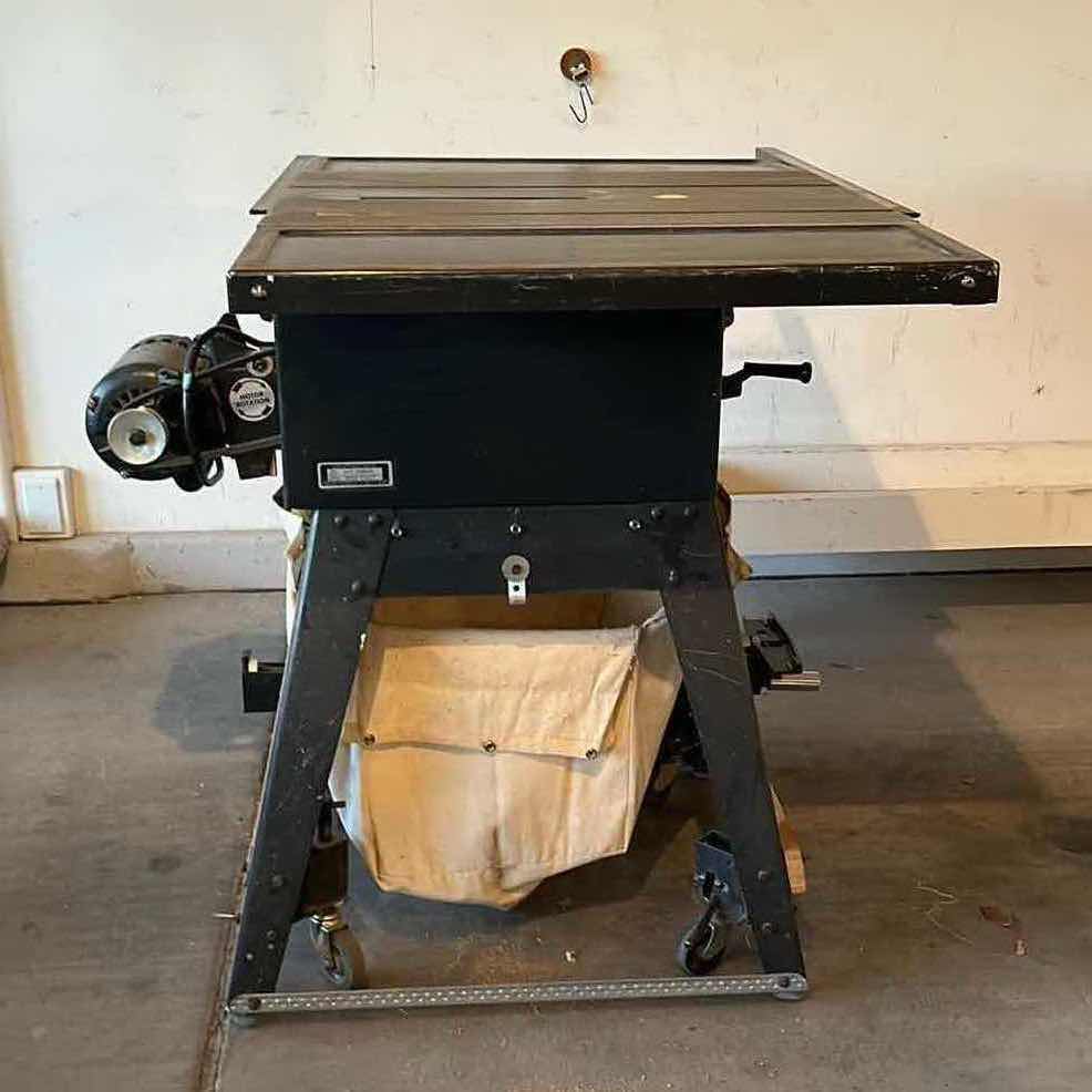 Photo 1 of SEARS ROEBUCK CO. TABLE SAW MODEL 113.299040 48" X 37.5" H36.5"