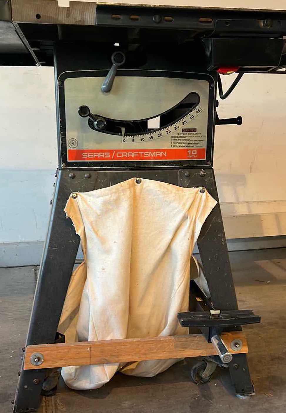 Photo 1 of SEARS ROEBUCK CO. TABLE SAW MODEL 113.299040 48" X 37.5" H36.5"