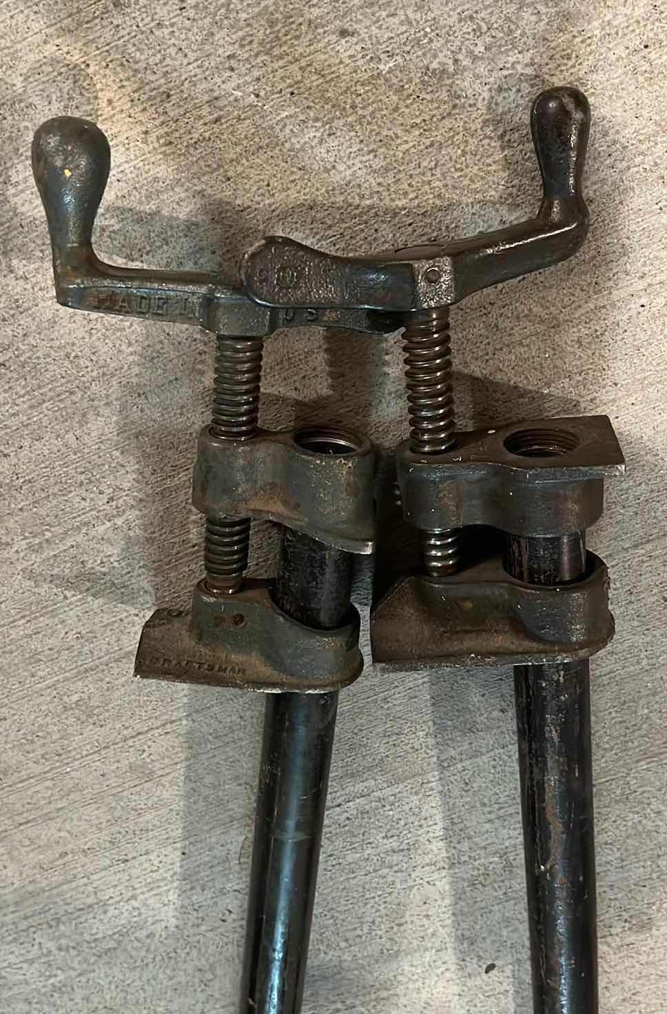 Photo 1 of CRAFTSMAN WOOD CLAMPS (2) H31” & H53”