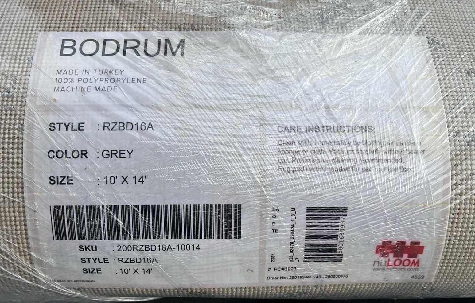 Photo 1 of NULOOM BODRUM MOROCCAN BLYTHE GREY AREA RUG 120” X 168”