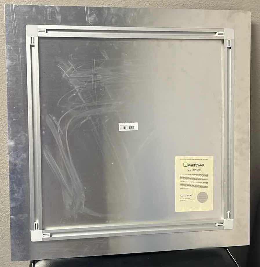Photo 1 of AK BOYD PHOTO WHITE WALL ALUMINUM SIGN ARTWORK 25” X 25.5”