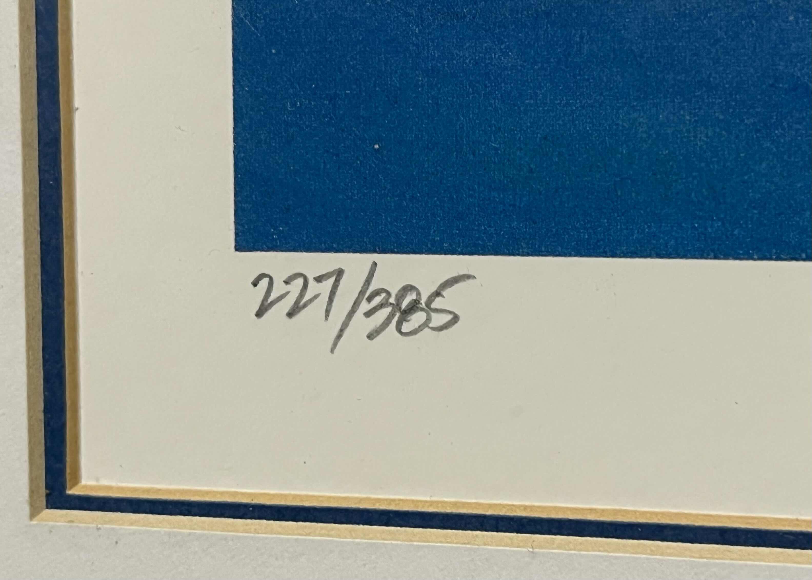 Photo 1 of REFLECTIONS OF TROPICAL MOON LITHOGRAPH FRAMED ARTWORK SIGNED BY ROY TABORA HAWAII YR1986 227/385 31.25” X 39.5”