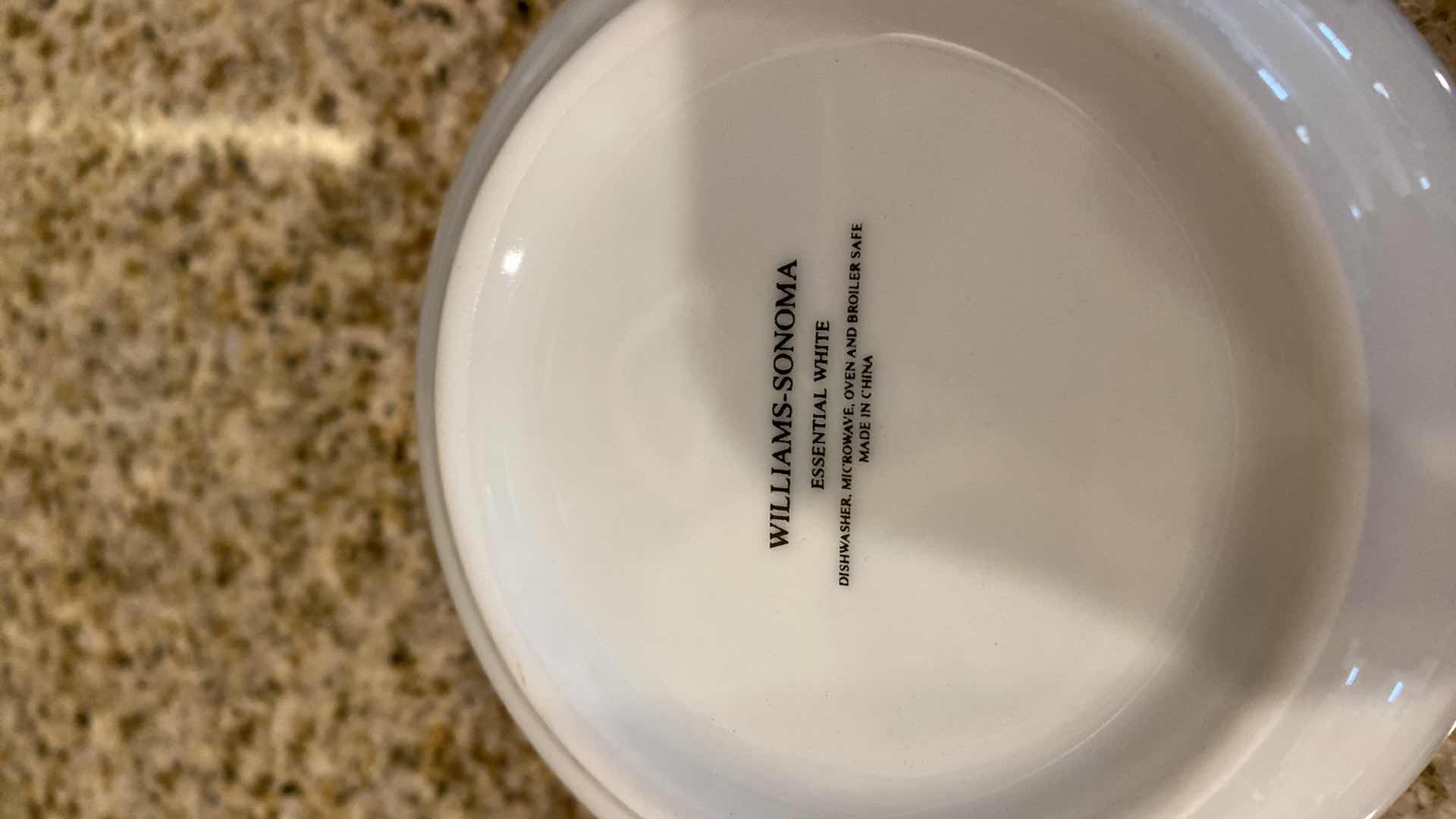 Photo 5 of CONTENTS OF SHELF WILLIAMS SONOMA SOUP BOWLS, MIKASA CUPS, SAUCERS