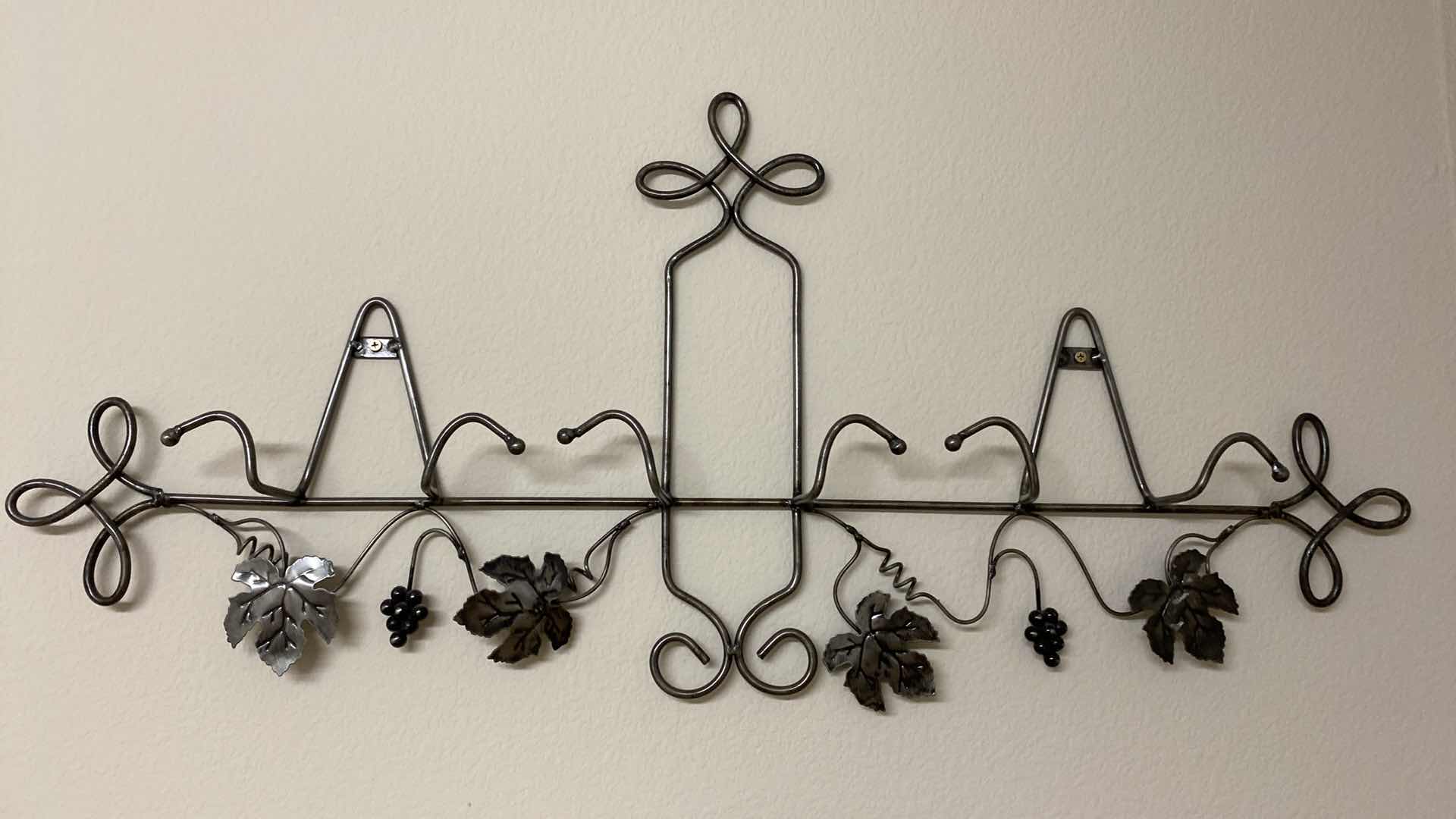 Photo 1 of PLATE RACK AND 7 BOTTLE WINE HOLDER