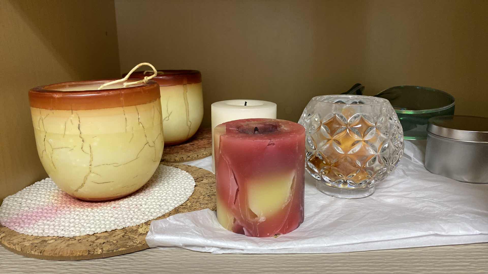 Photo 1 of CONTENTS OF CABINET CANDLE ASSORTMENT