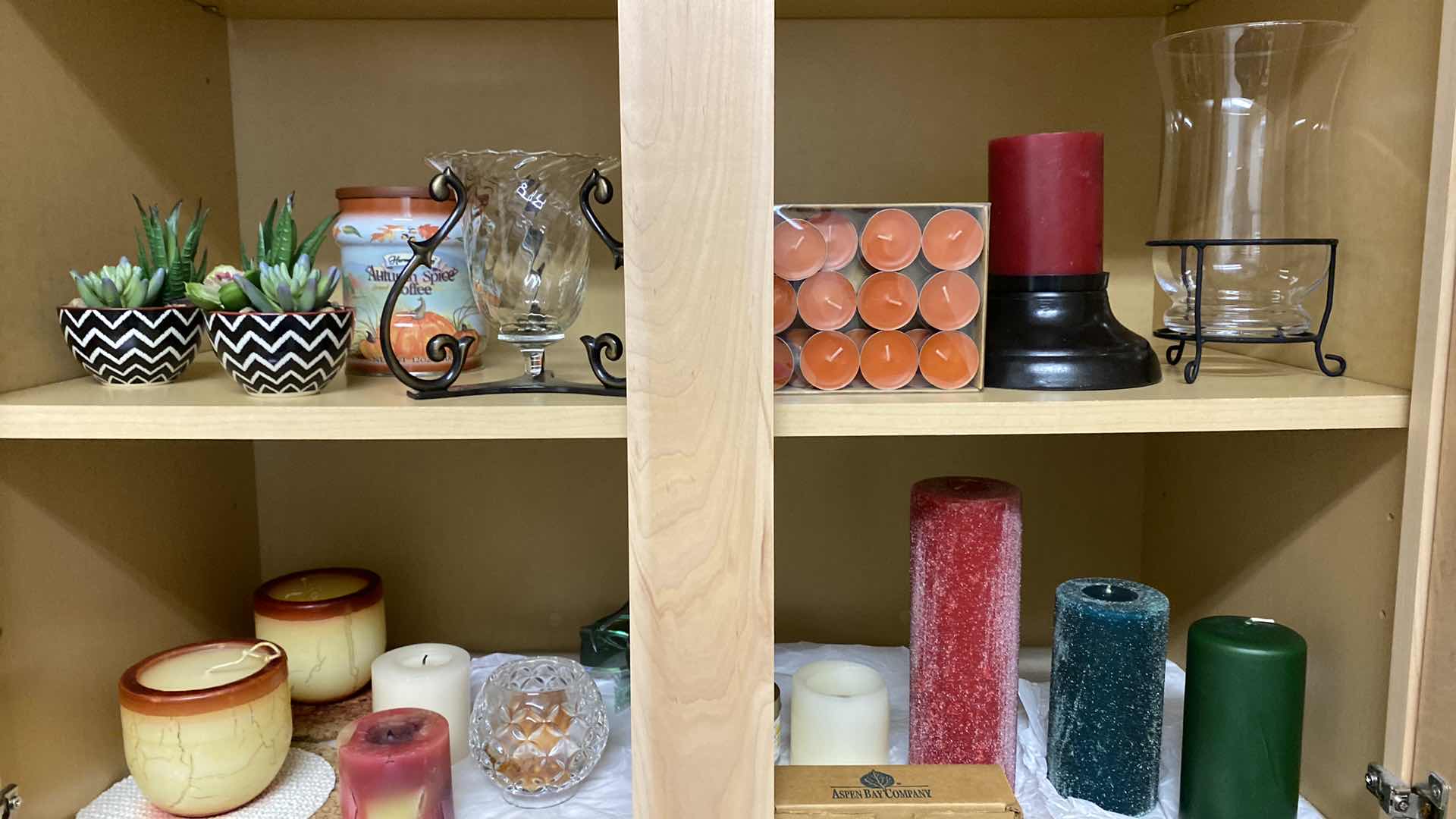 Photo 1 of CONTENTS OF CABINET CANDLE ASSORTMENT