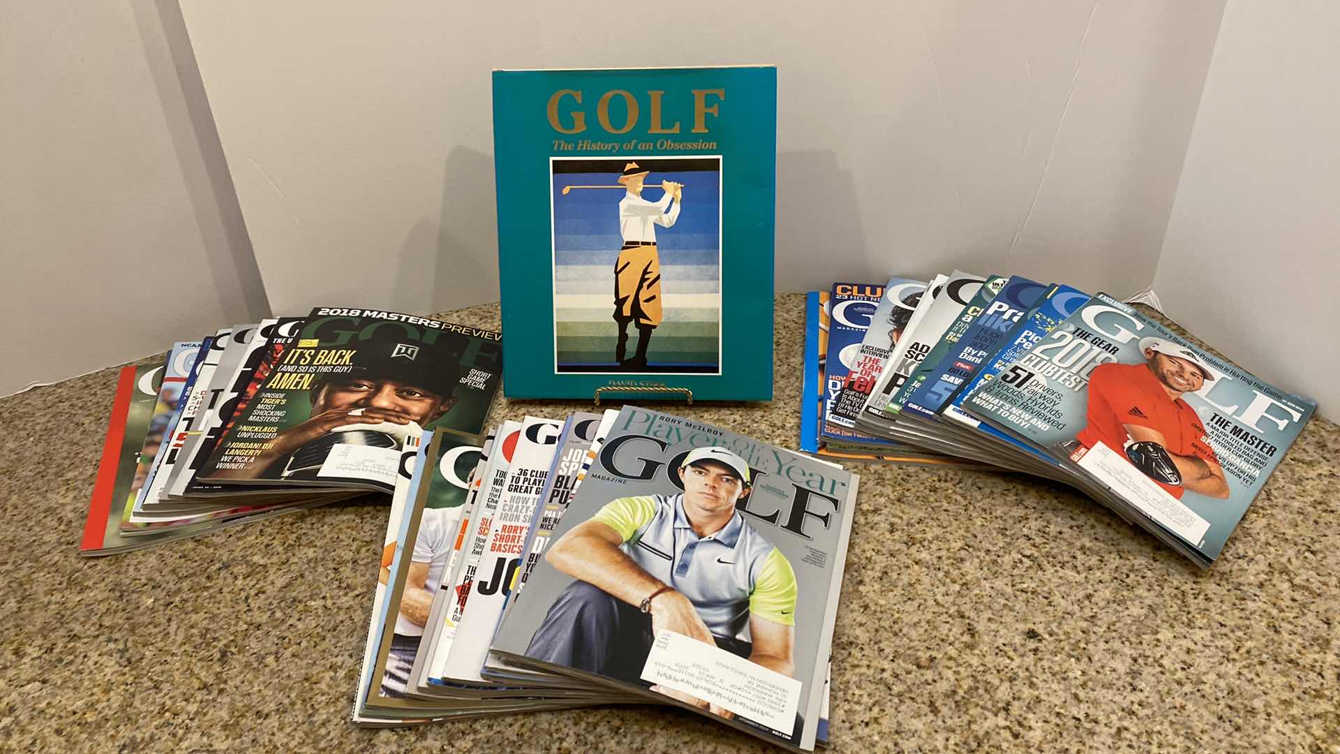 Photo 1 of HARD COVER GOLF BOOK AND MAGAZINE ASSORTMENT