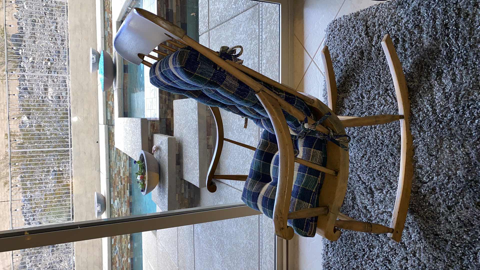 Photo 1 of WOOD ROCKING CHAIR